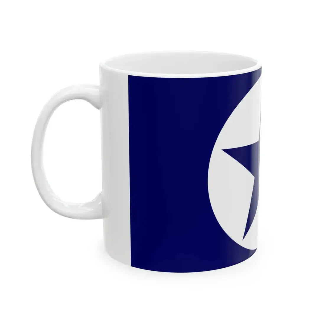Loksatta party flag (India) White Coffee Mug - Go Mug Yourself