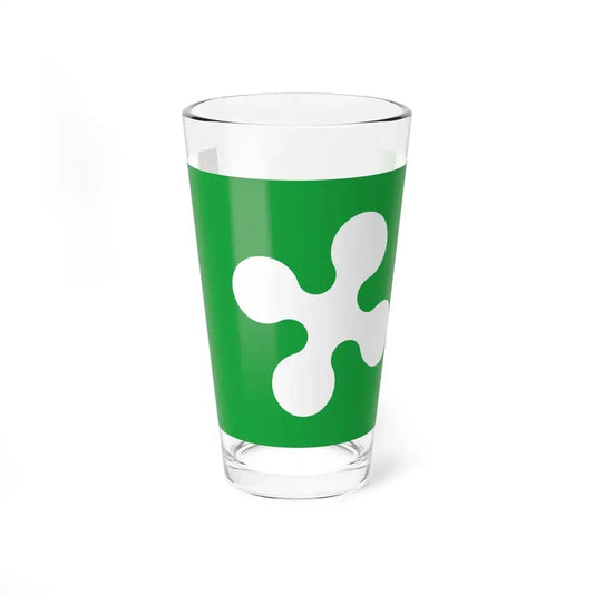 Lombardy Flag Proposal 2015 (Italy) Pint Glass 16oz 16oz - Go Mug Yourself