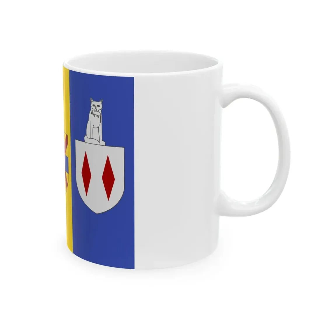 Londerzeel vlag (Belgium) White Coffee Mug - Go Mug Yourself