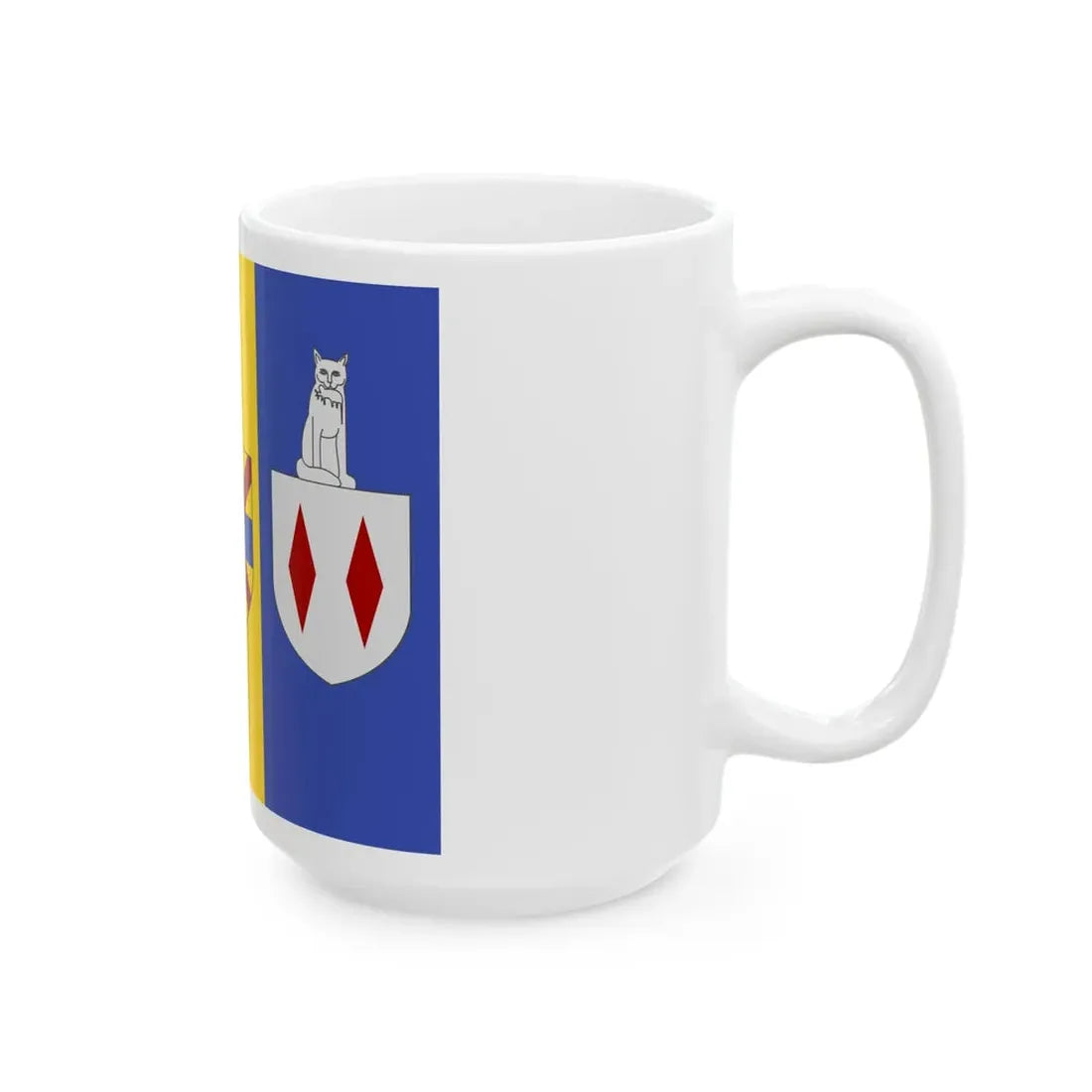Londerzeel vlag (Belgium) White Coffee Mug - Go Mug Yourself