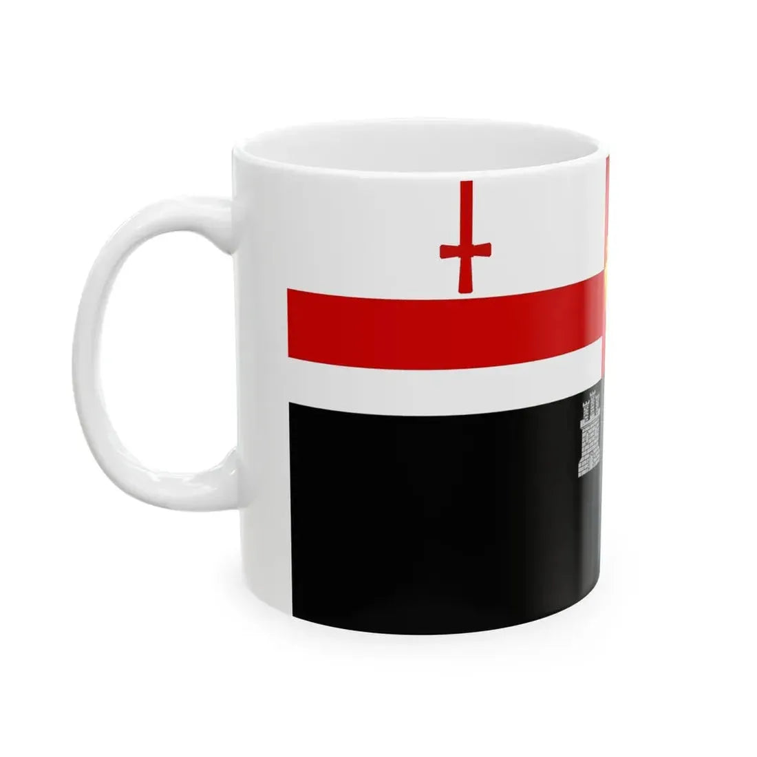 Londonderry flag (Ireland) White Coffee Mug - Go Mug Yourself