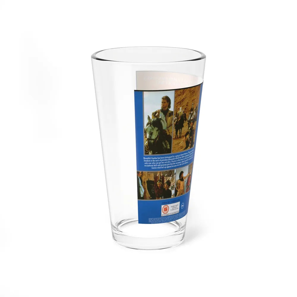 LONE RUNNER (VHS COVER) Pint Glass 16oz - Go Mug Yourself