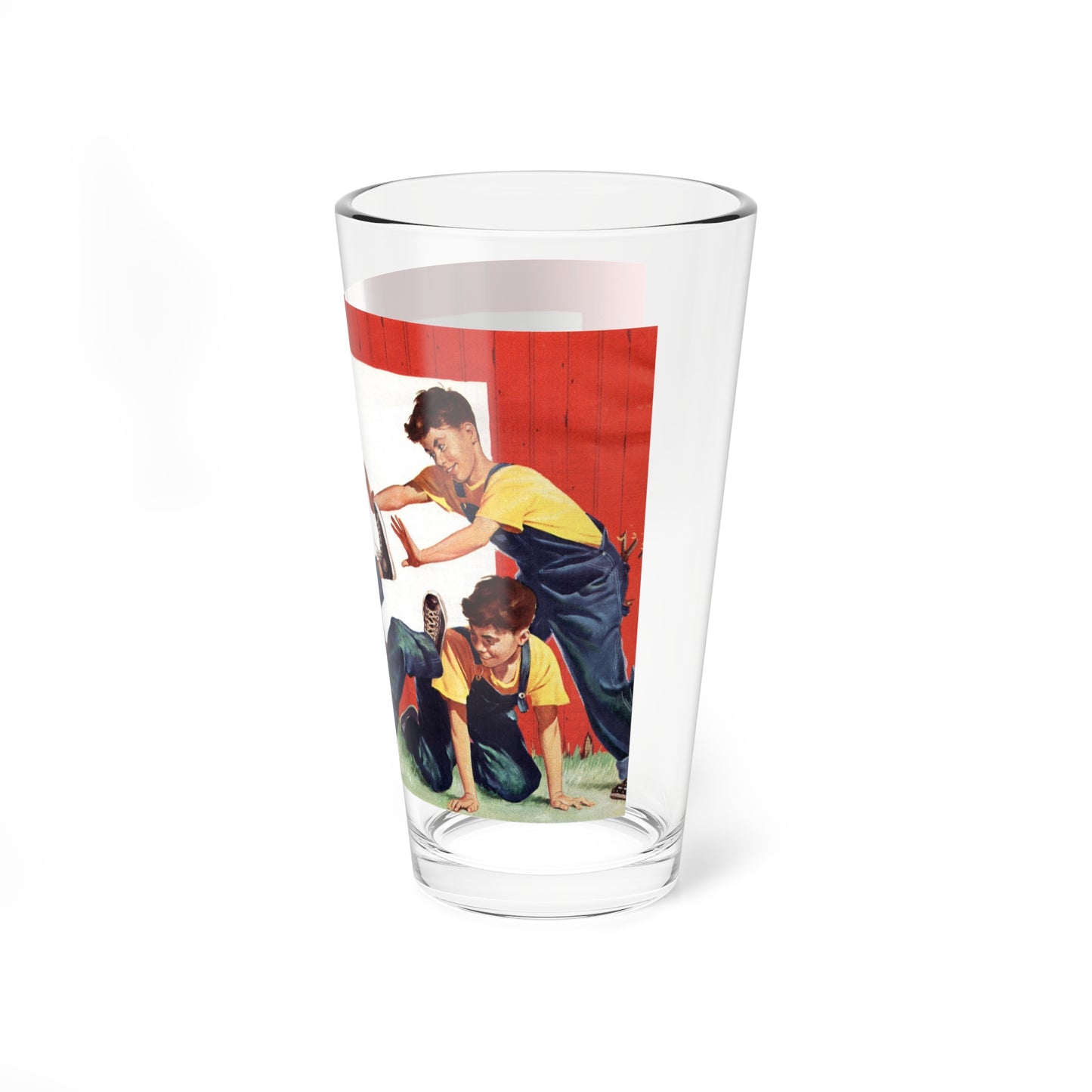 Looie Follows Me, Collier's August 27, 1949 - Pint Glass 16oz-Go Mug Yourself