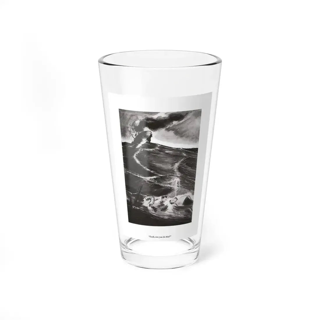 Look, can you do this, Esquire, Autumn 1933 - Pint Glass 16oz 16oz - Go Mug Yourself