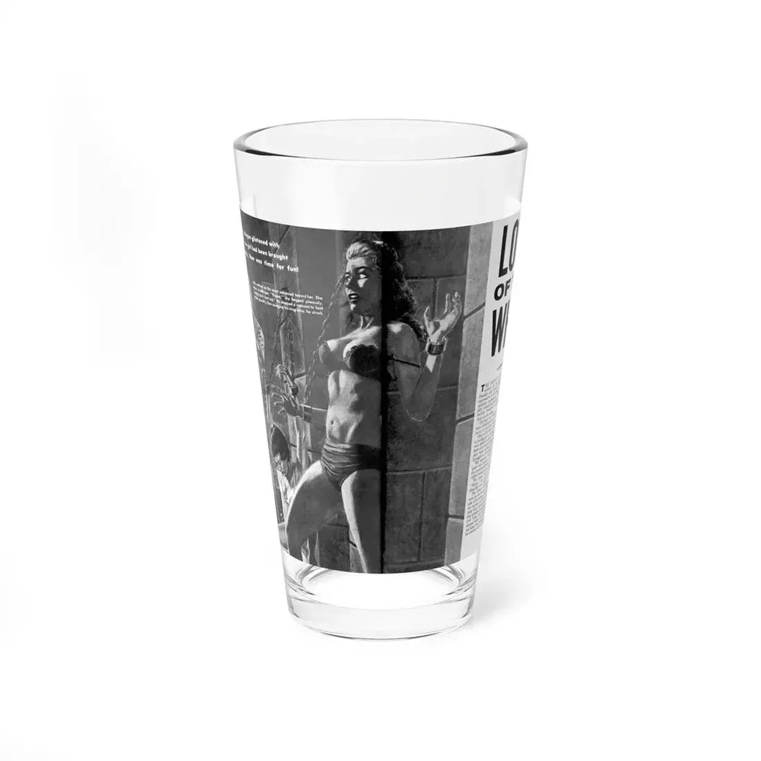 Lord Of The Whip, Man's Adventure, December 1964 - Pint Glass 16oz 16oz - Go Mug Yourself