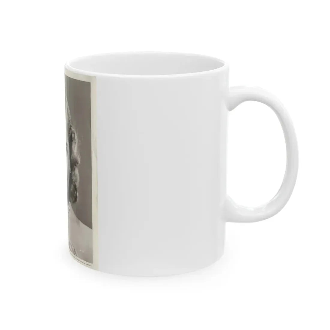 Lori Nelson #02 - 8.25x10 Head & Shoulder B&W Glamour Portrait Vintage Photo from 1-11-1952 1 (Vintage Female Icon) White Coffee Mug - Go Mug Yourself