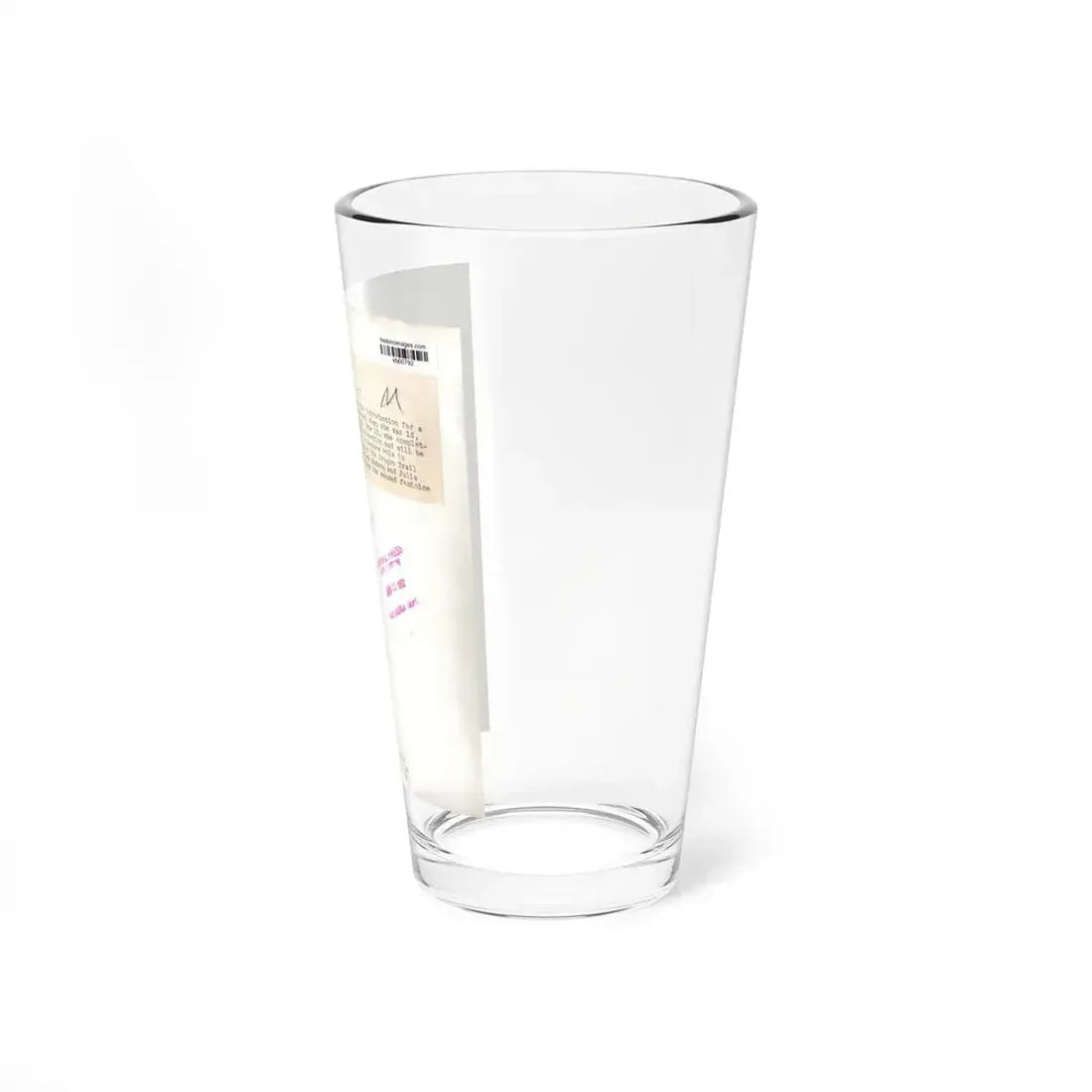 Lori Nelson #02 - 8.25x10 Head & Shoulder B&W Glamour Portrait Vintage Photo from 1-11-1952 2 (Vintage Female Icon) Pint Glass 16oz - Go Mug Yourself