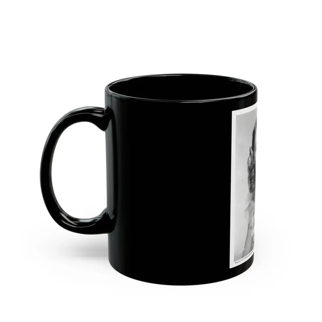 Lori Nelson #05 (Vintage Female Icon) Black Coffee Mug - Go Mug Yourself