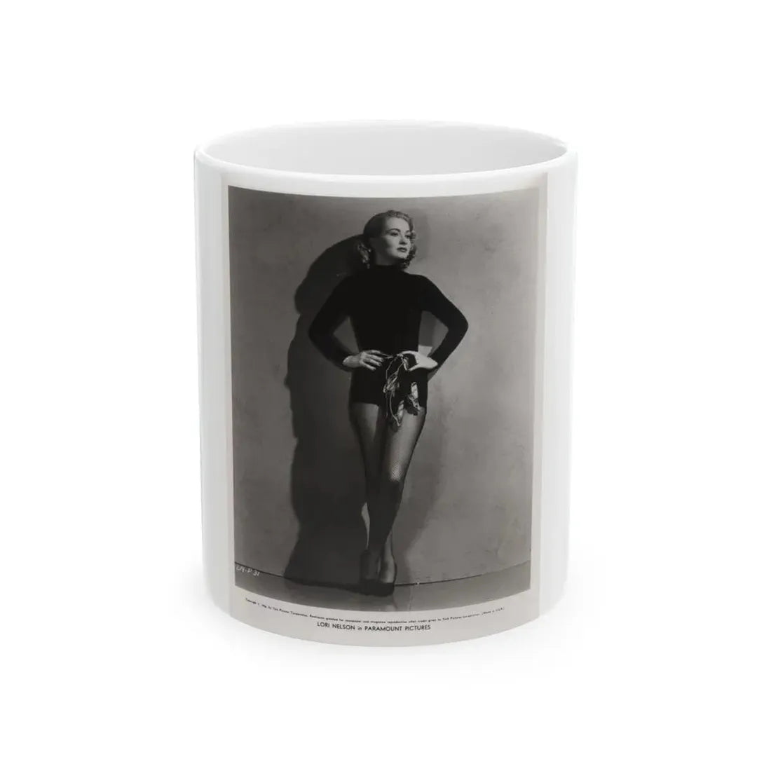 Lori Nelson #06 (Vintage Female Icon) White Coffee Mug 11oz - Go Mug Yourself