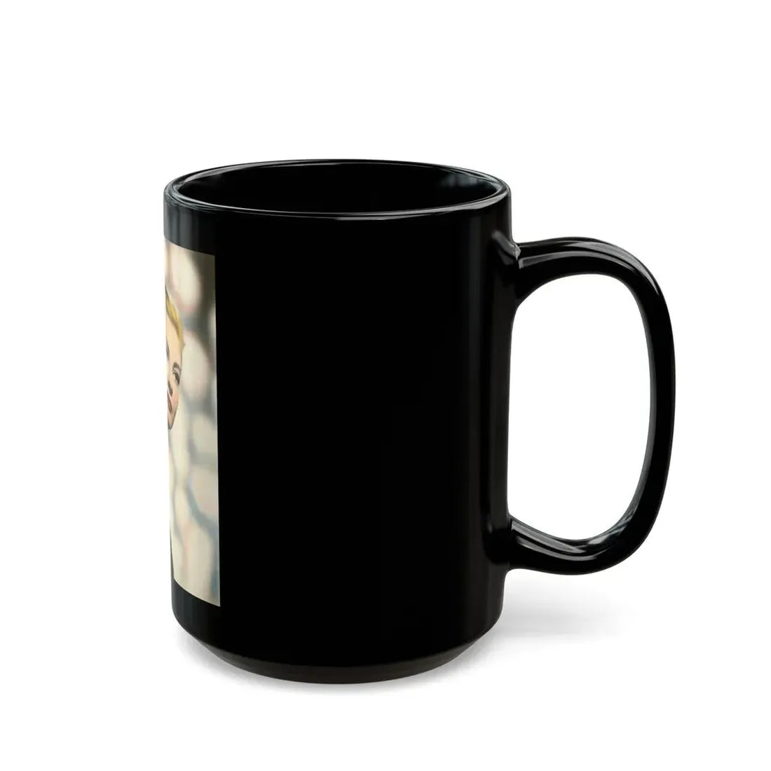 Lori Nelson #104 (Vintage Female Icon) Black Coffee Mug - Go Mug Yourself