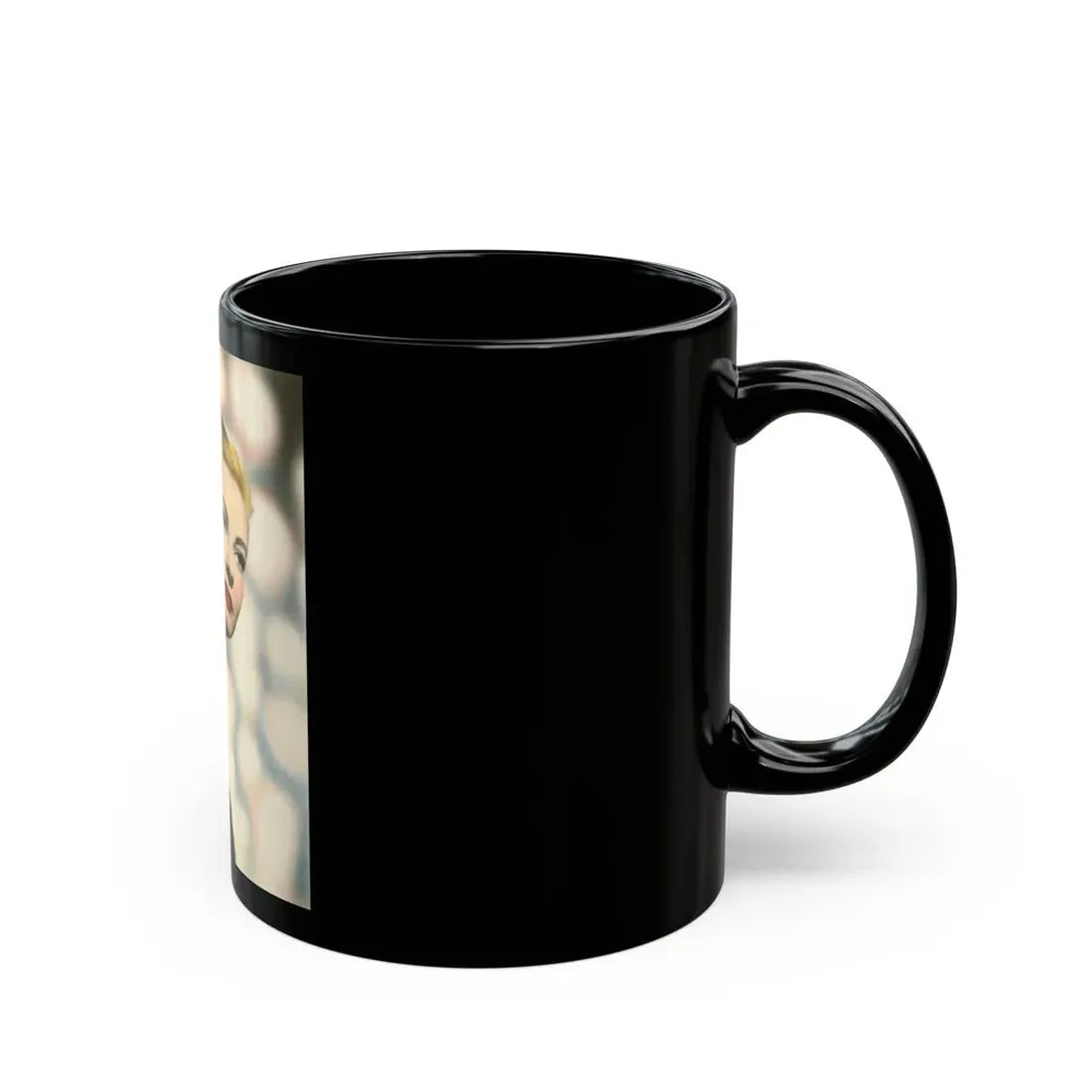 Lori Nelson #104 (Vintage Female Icon) Black Coffee Mug - Go Mug Yourself