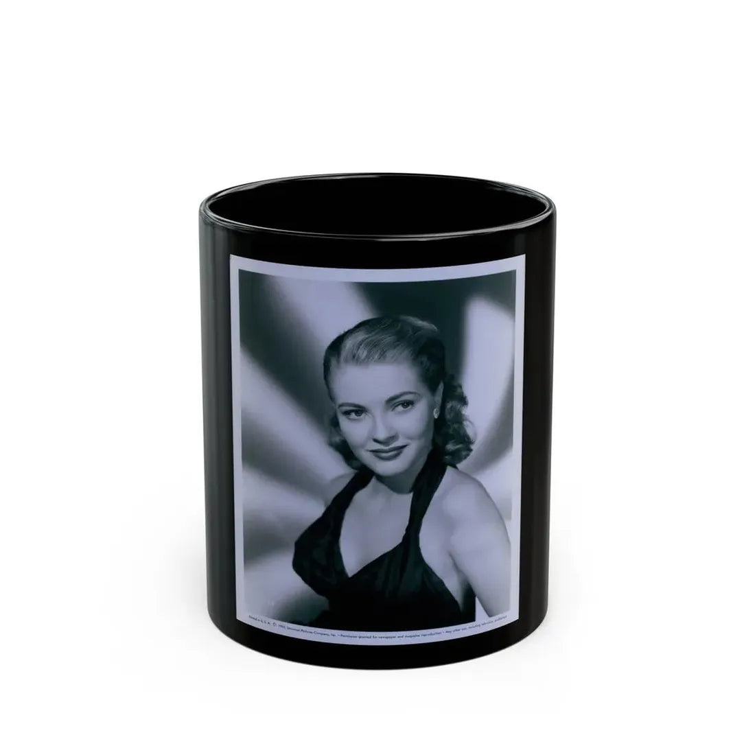 Lori Nelson #108 (Vintage Female Icon) Black Coffee Mug 11oz - Go Mug Yourself