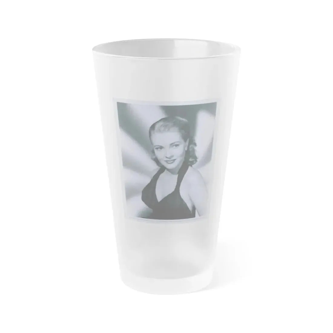 Lori Nelson #108 (Vintage Female Icon) Frosted Pint Glass 16oz 16oz Frosted - Go Mug Yourself
