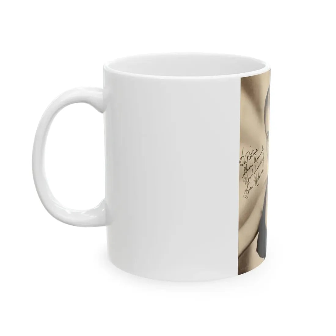 Lori Nelson #112 (Vintage Female Icon) White Coffee Mug - Go Mug Yourself