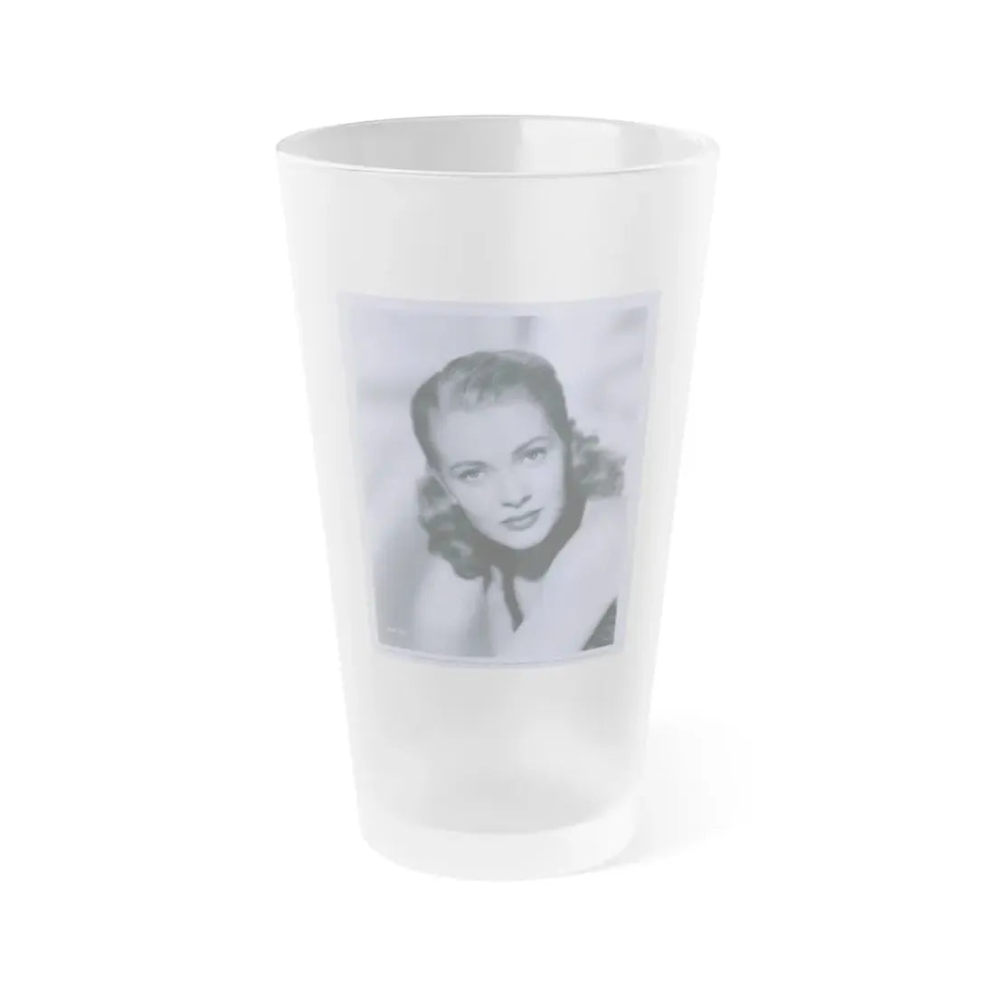 Lori Nelson #121 (Vintage Female Icon) Frosted Pint Glass 16oz 16oz Frosted - Go Mug Yourself