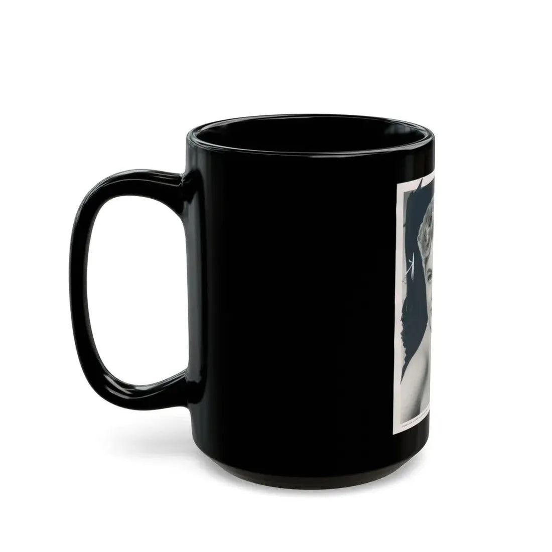 Lori Nelson #131 (Vintage Female Icon) Black Coffee Mug - Go Mug Yourself