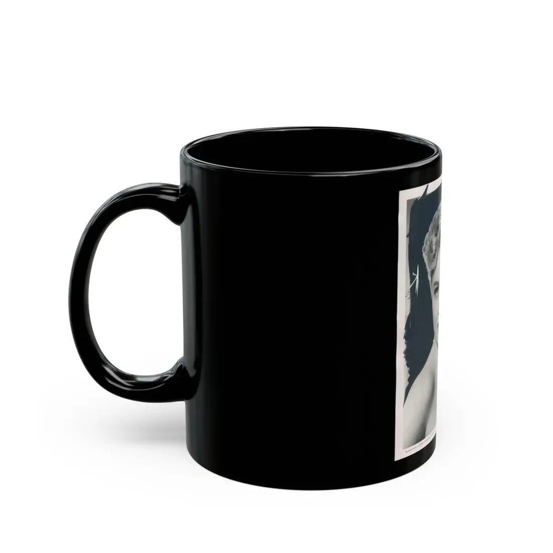 Lori Nelson #131 (Vintage Female Icon) Black Coffee Mug - Go Mug Yourself