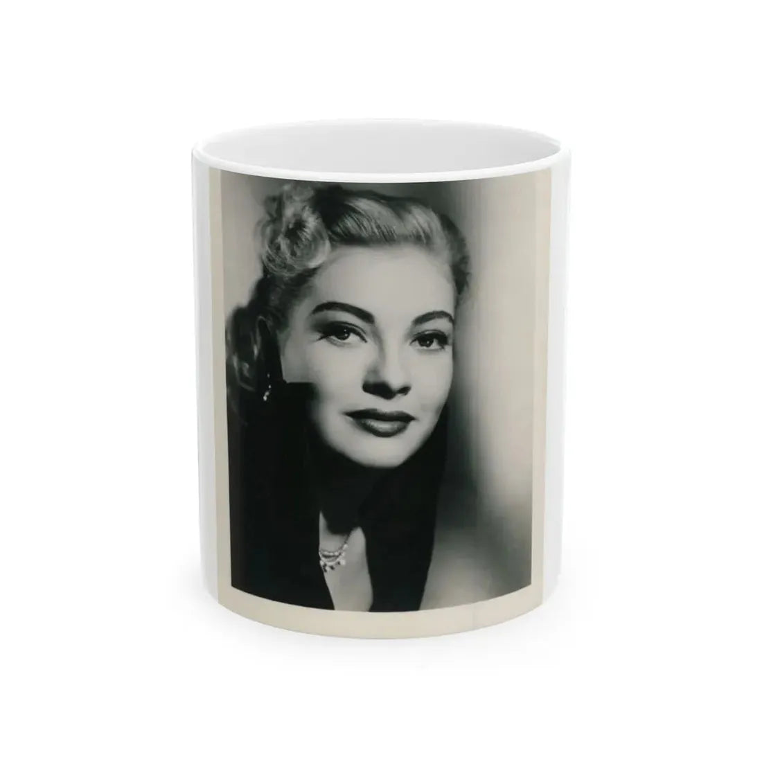 Lori Nelson #138 (Vintage Female Icon) White Coffee Mug 11oz - Go Mug Yourself