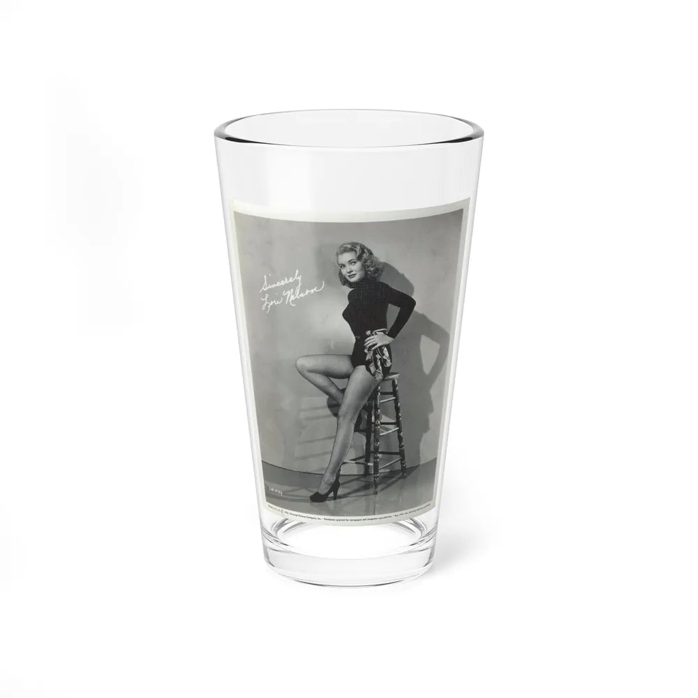 Lori Nelson #14 (Vintage Female Icon) Pint Glass 16oz 16oz - Go Mug Yourself