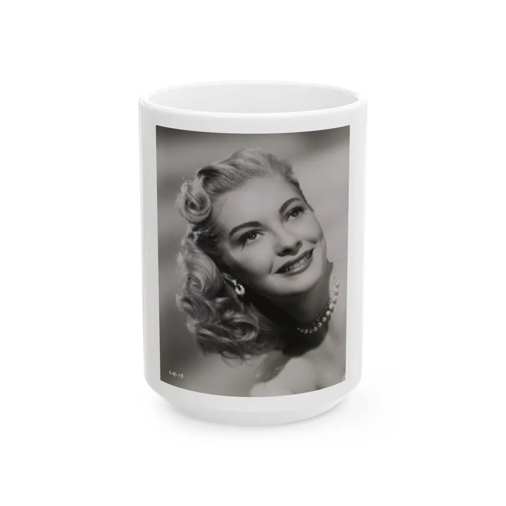 Lori Nelson #140 (Vintage Female Icon) White Coffee Mug-15oz-Go Mug Yourself