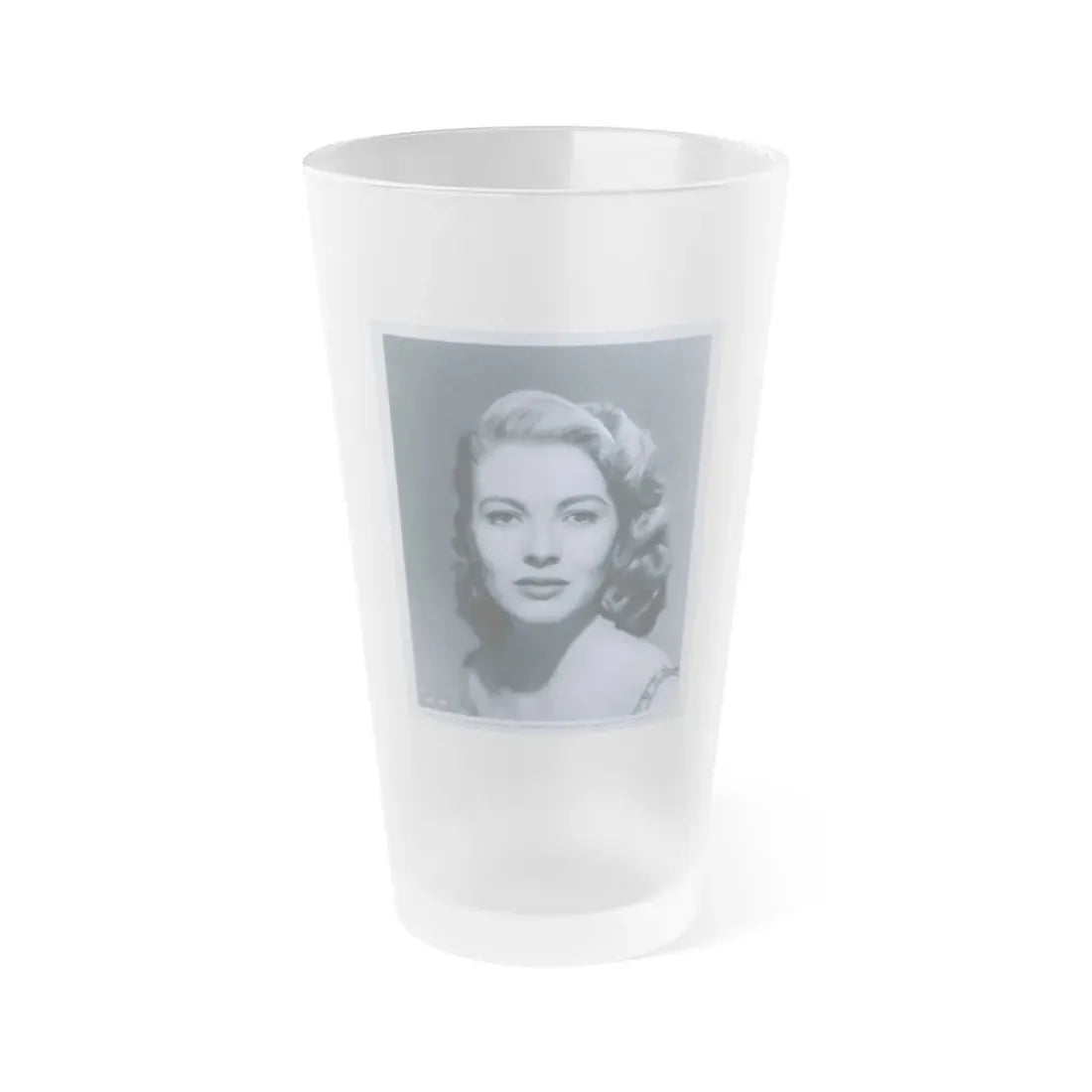 Lori Nelson #148 (Vintage Female Icon) Frosted Pint Glass 16oz 16oz Frosted - Go Mug Yourself