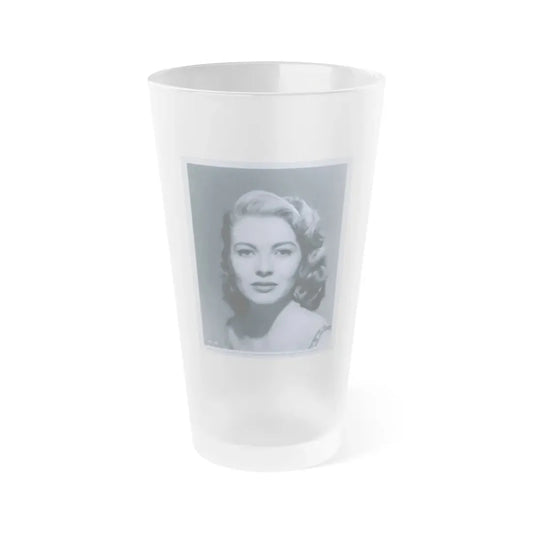 Lori Nelson #148 (Vintage Female Icon) Frosted Pint Glass 16oz 16oz Frosted - Go Mug Yourself