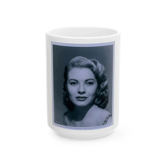 Lori Nelson #148 (Vintage Female Icon) White Coffee Mug 15oz - Go Mug Yourself