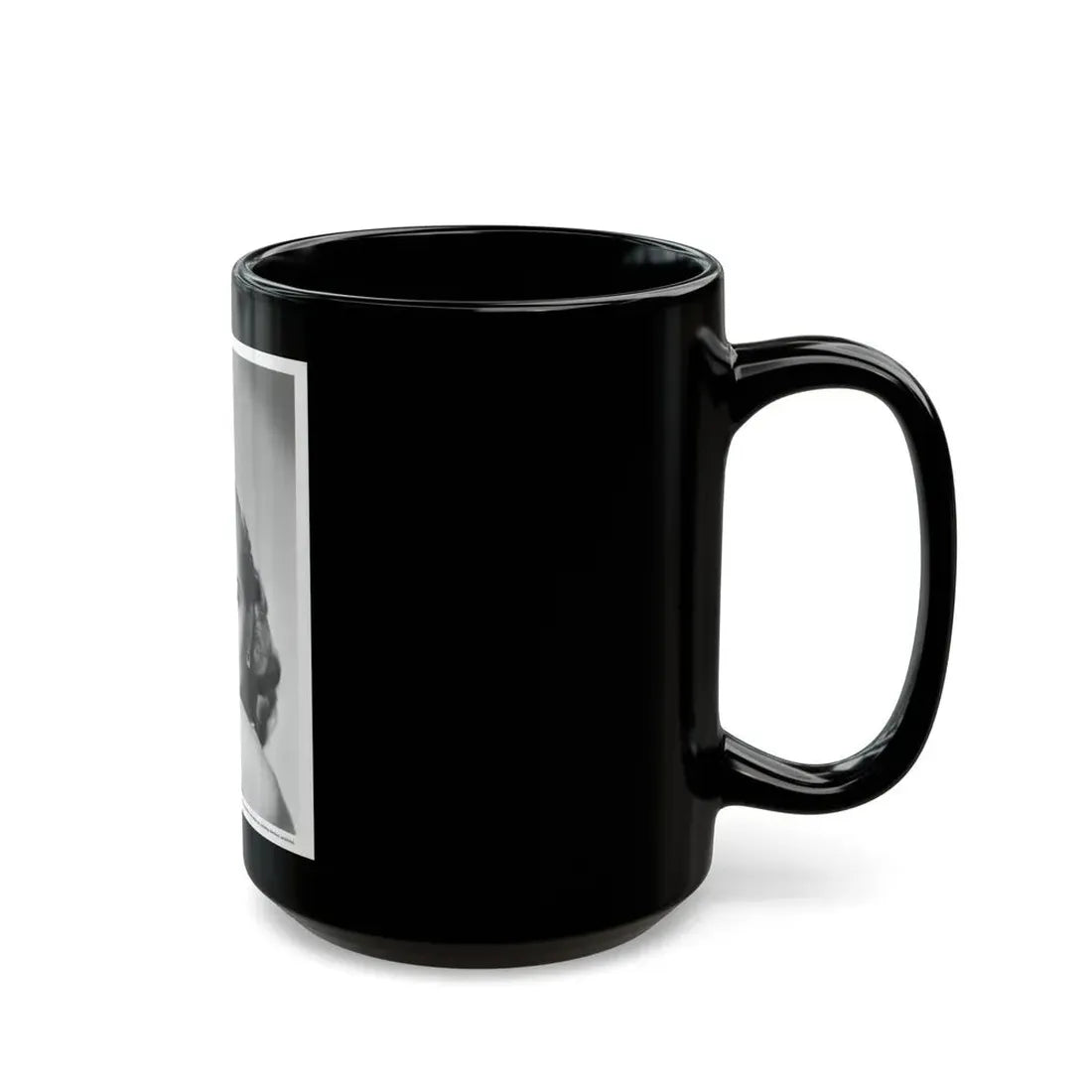 Lori Nelson #149 (Vintage Female Icon) Black Coffee Mug - Go Mug Yourself