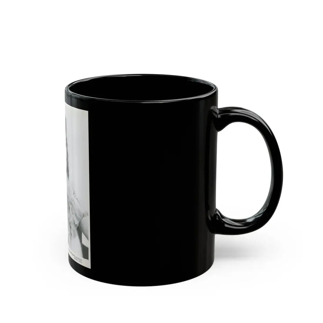 Lori Nelson #151 (Vintage Female Icon) Black Coffee Mug - Go Mug Yourself