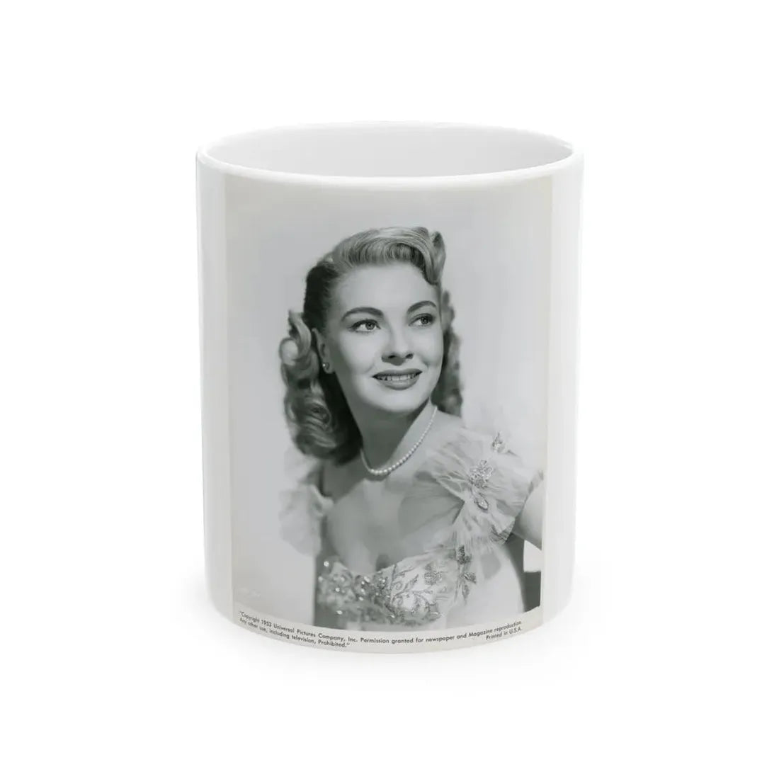 Lori Nelson #151 (Vintage Female Icon) White Coffee Mug 11oz - Go Mug Yourself