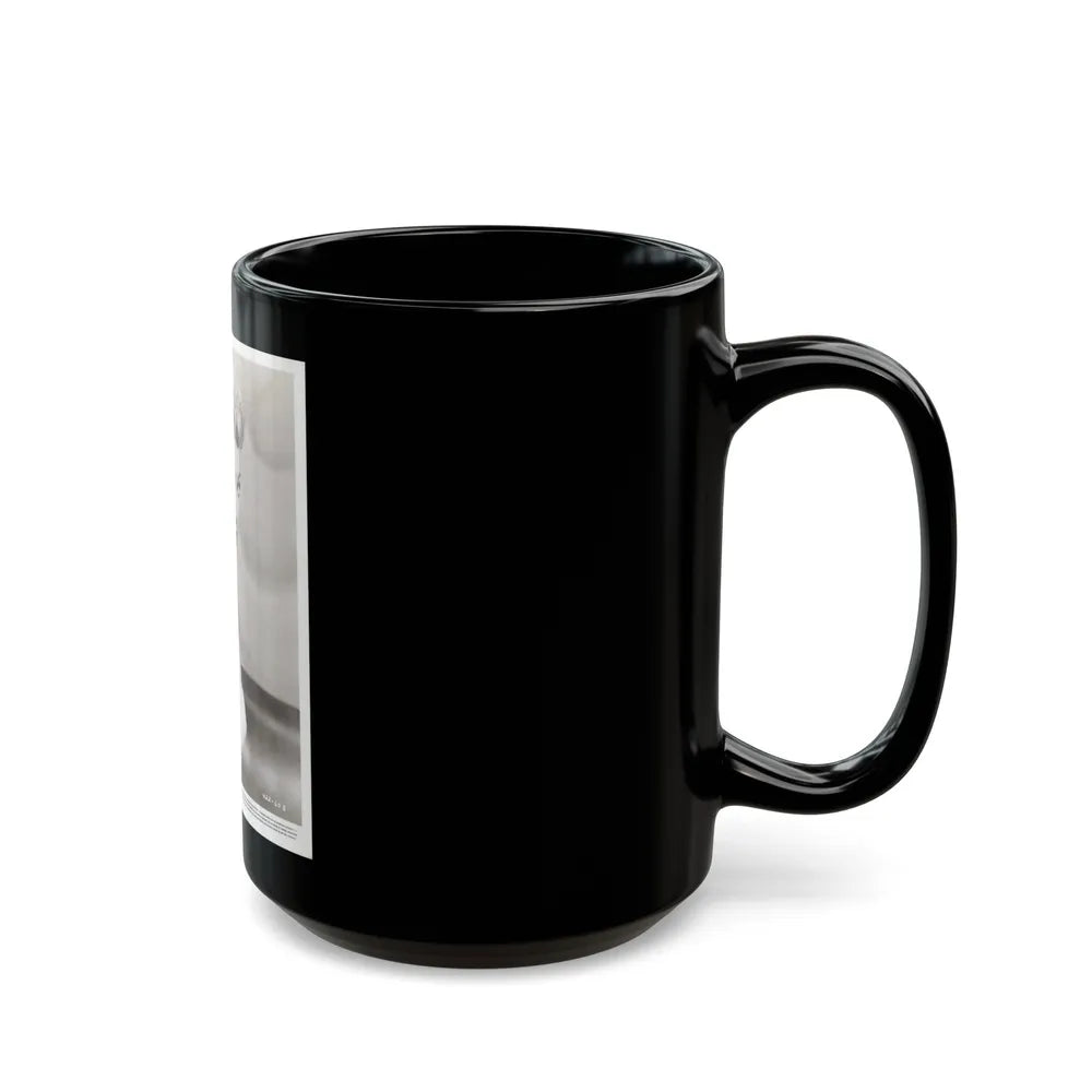 Lori Nelson #157 (Vintage Female Icon) Black Coffee Mug-Go Mug Yourself