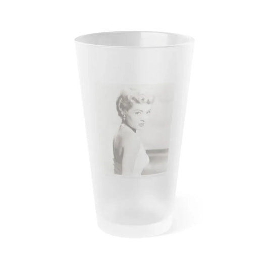 Lori Nelson #157 (Vintage Female Icon) Frosted Pint Glass 16oz 16oz Frosted - Go Mug Yourself