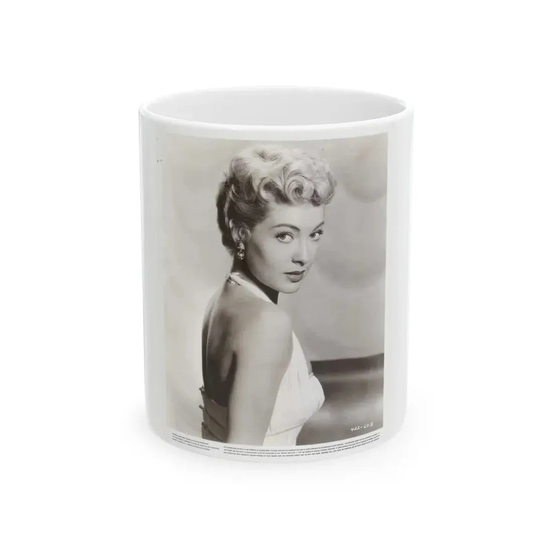 Lori Nelson #157 (Vintage Female Icon) White Coffee Mug 11oz - Go Mug Yourself