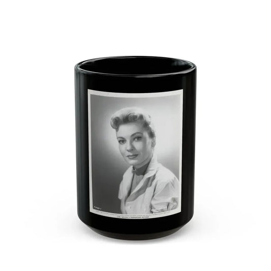 Lori Nelson #158 (Vintage Female Icon) Black Coffee Mug 15oz - Go Mug Yourself