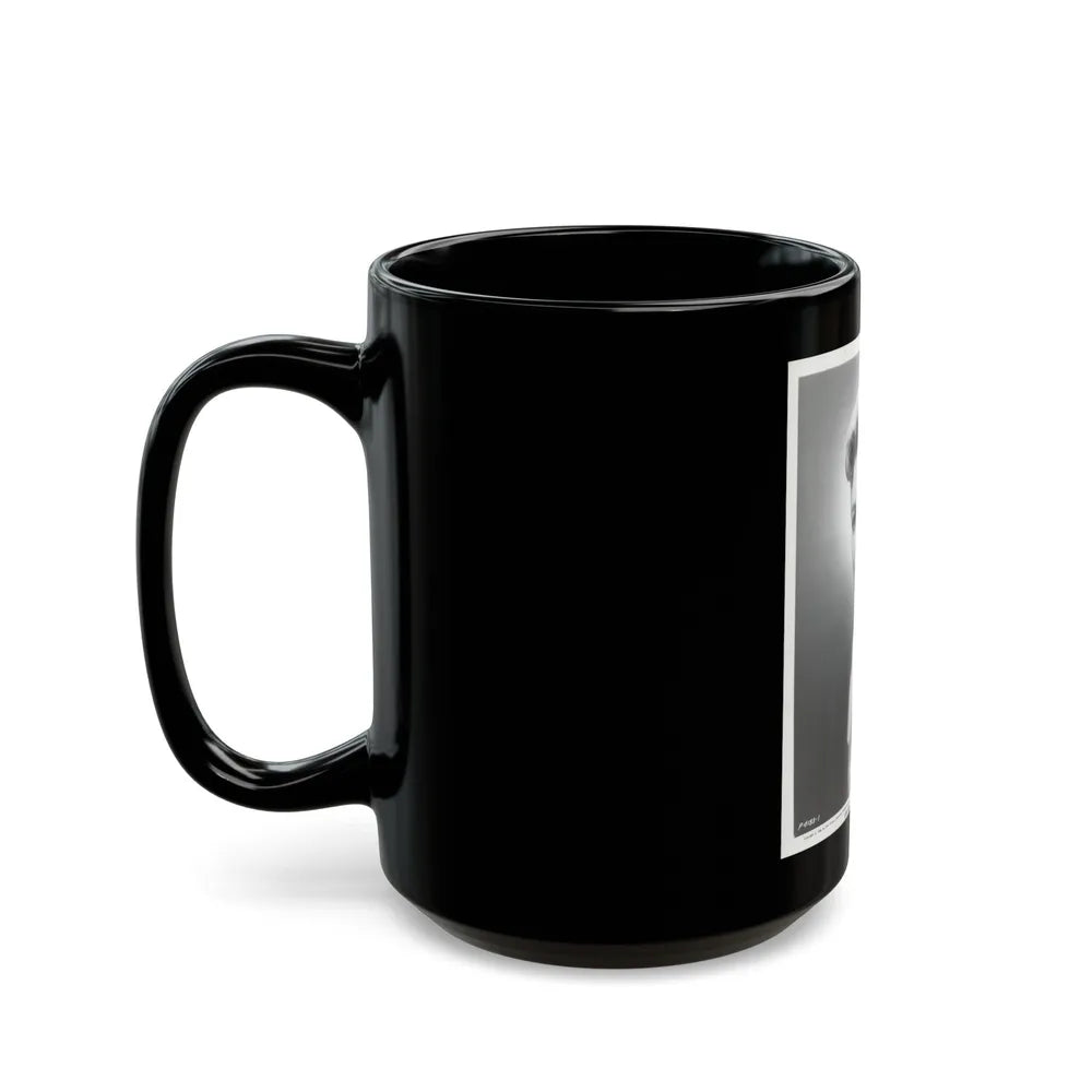 Lori Nelson #158 (Vintage Female Icon) Black Coffee Mug-Go Mug Yourself