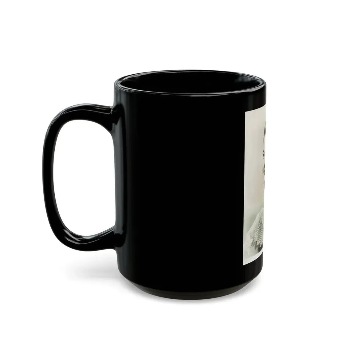 Lori Nelson #16 (Vintage Female Icon) Black Coffee Mug - Go Mug Yourself