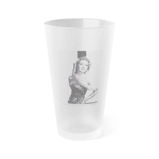 Lori Nelson #162 (Vintage Female Icon) Frosted Pint Glass 16oz 16oz Frosted - Go Mug Yourself