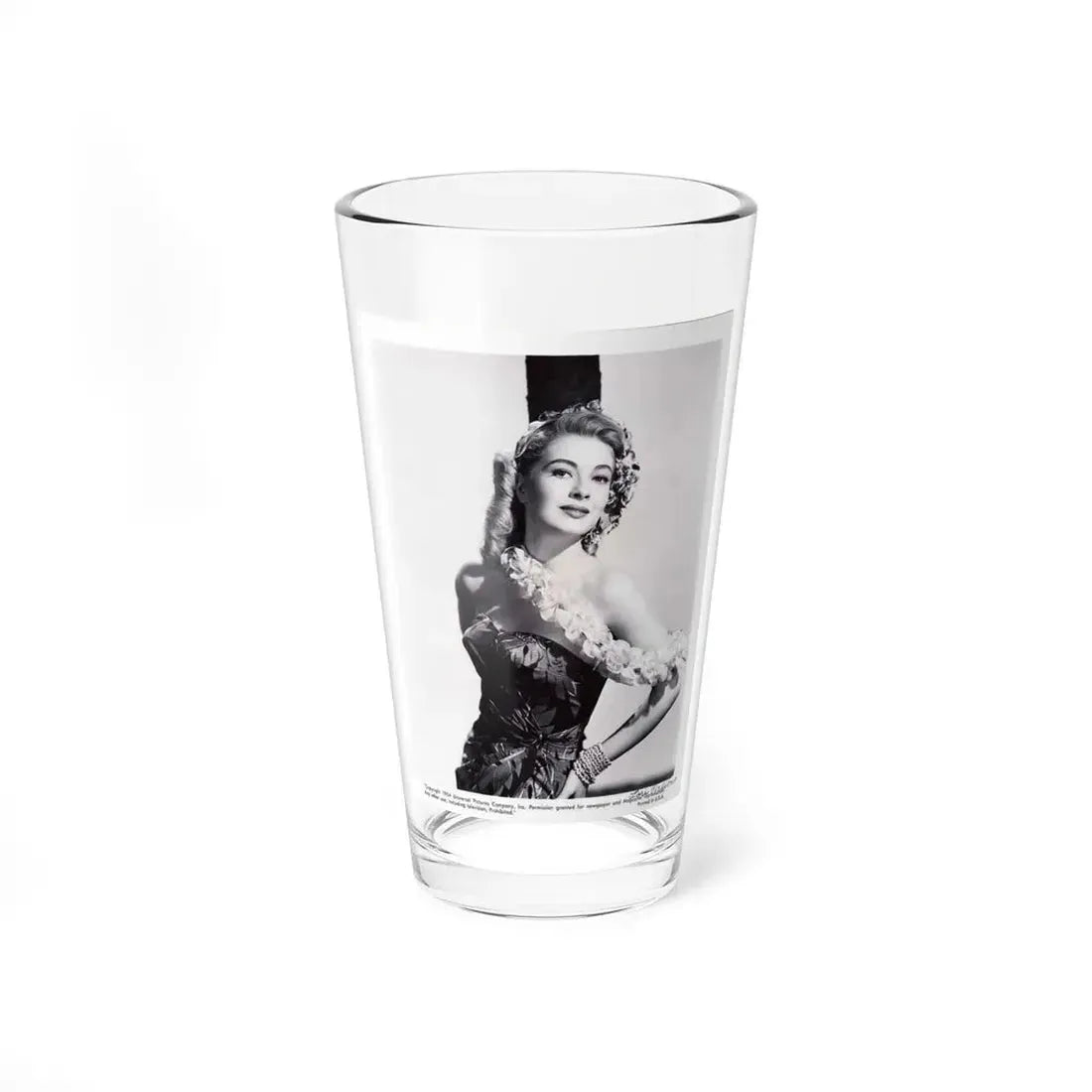 Lori Nelson #162 (Vintage Female Icon) Pint Glass 16oz 16oz - Go Mug Yourself