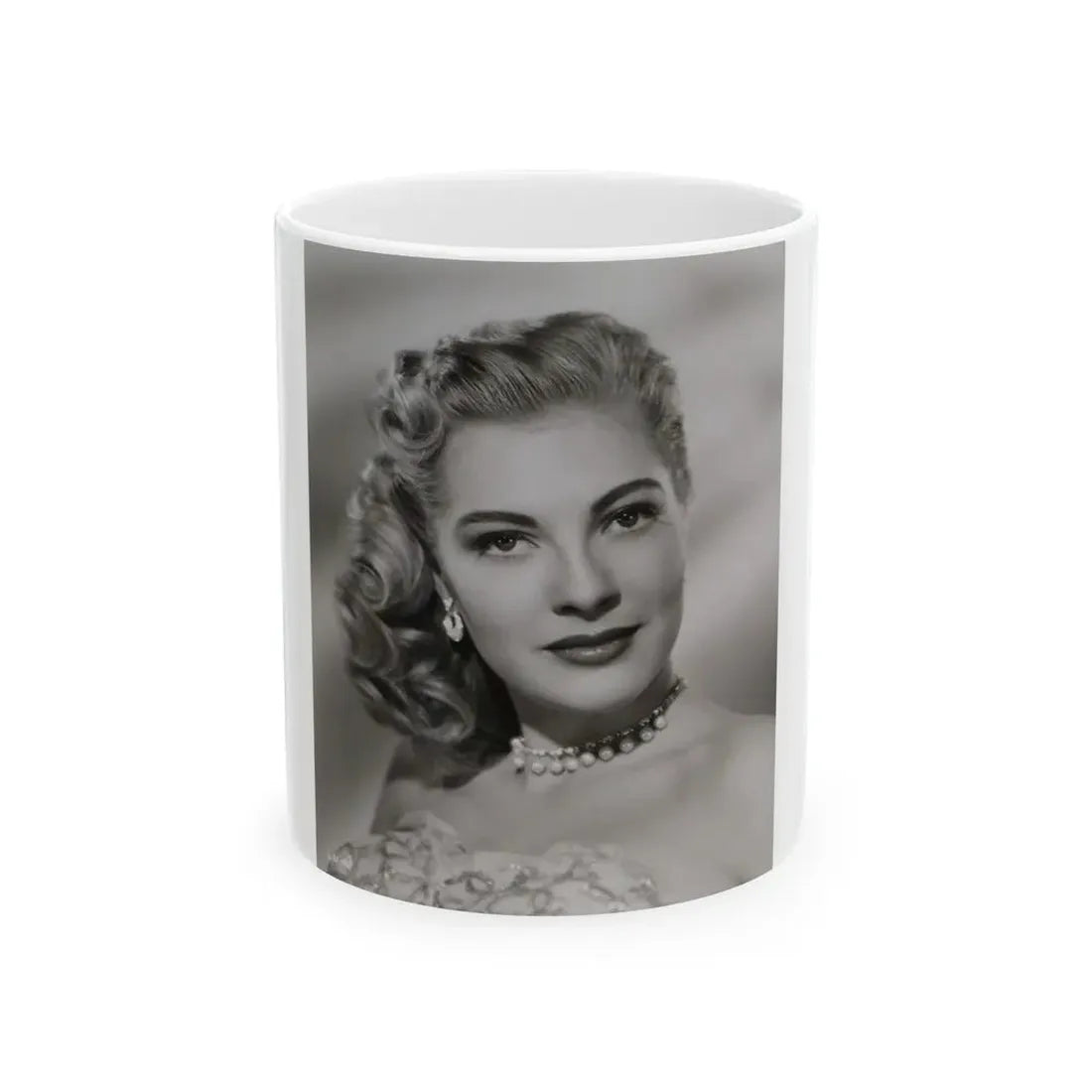 Lori Nelson #166 (Vintage Female Icon) White Coffee Mug 11oz - Go Mug Yourself