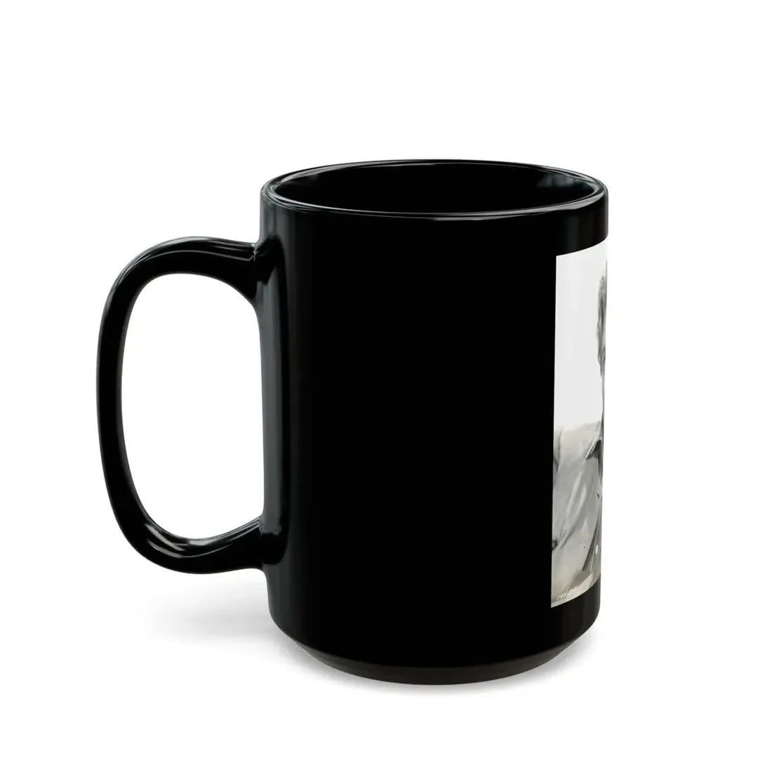 Lori Nelson #178 (Vintage Female Icon) Black Coffee Mug - Go Mug Yourself