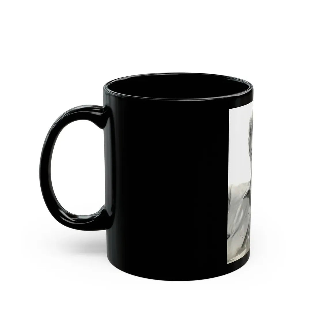 Lori Nelson #178 (Vintage Female Icon) Black Coffee Mug - Go Mug Yourself
