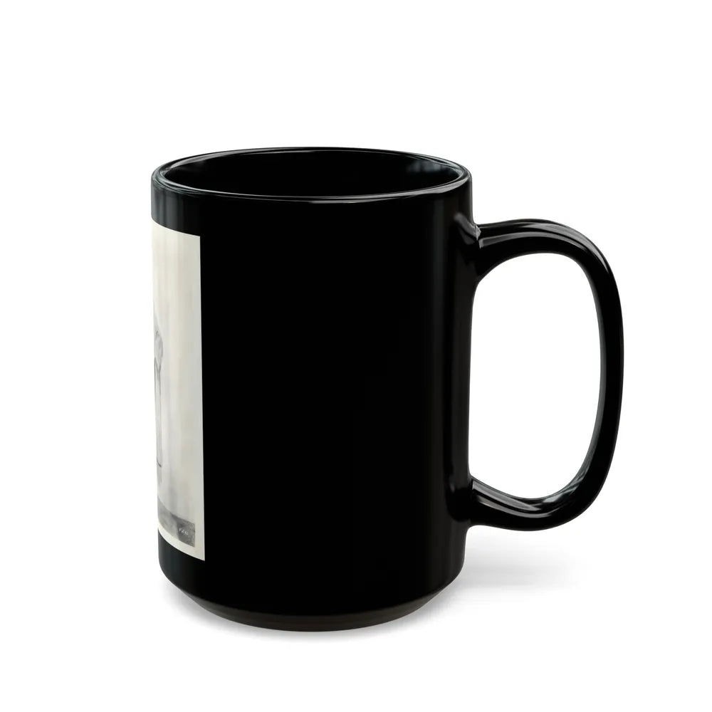 Lori Nelson #179 (Vintage Female Icon) Black Coffee Mug-Go Mug Yourself
