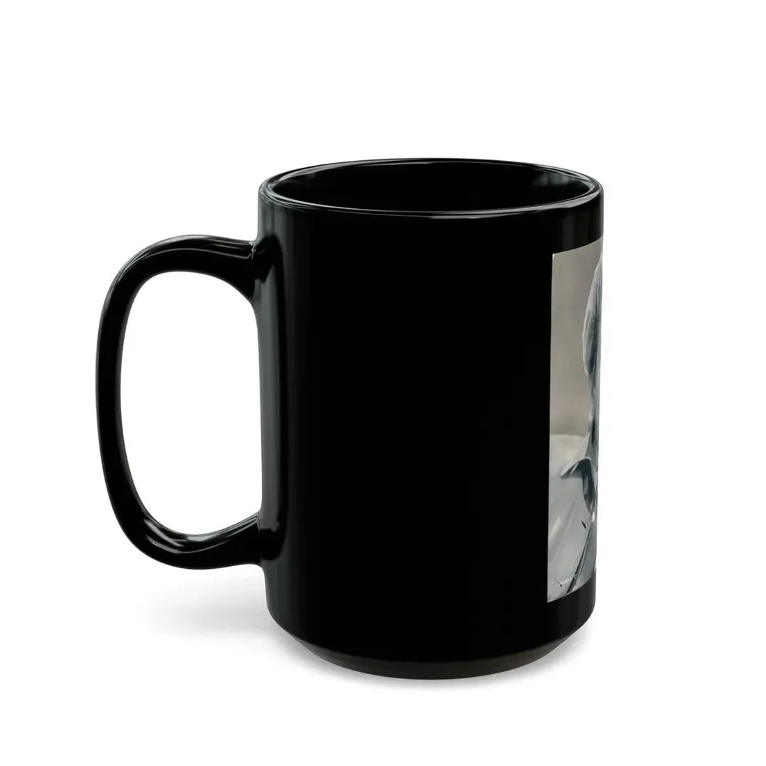 Lori Nelson #19 (Vintage Female Icon) Black Coffee Mug - Go Mug Yourself