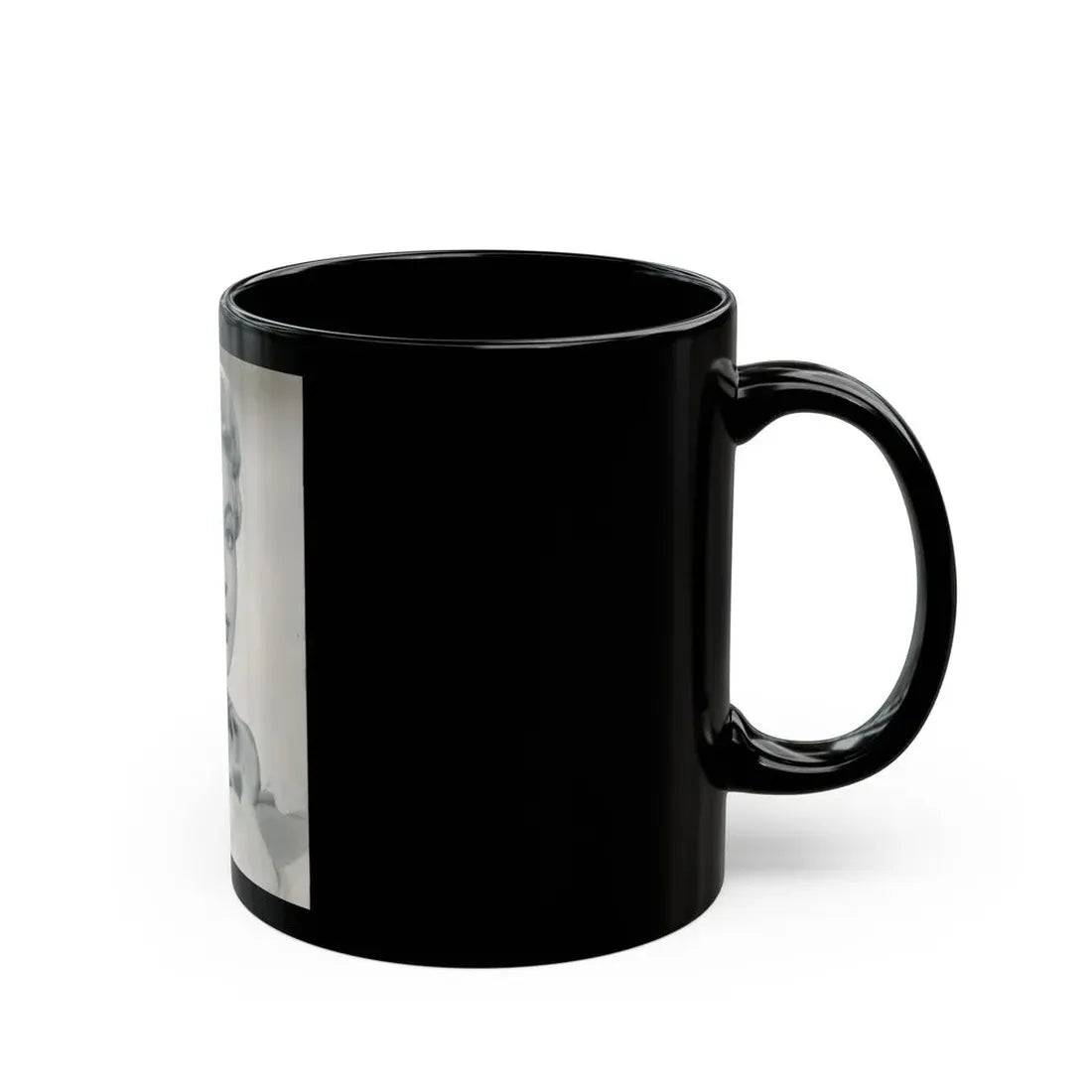 Lori Nelson #19 (Vintage Female Icon) Black Coffee Mug - Go Mug Yourself