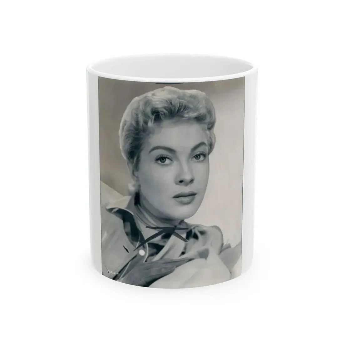 Lori Nelson #19 (Vintage Female Icon) White Coffee Mug 11oz - Go Mug Yourself