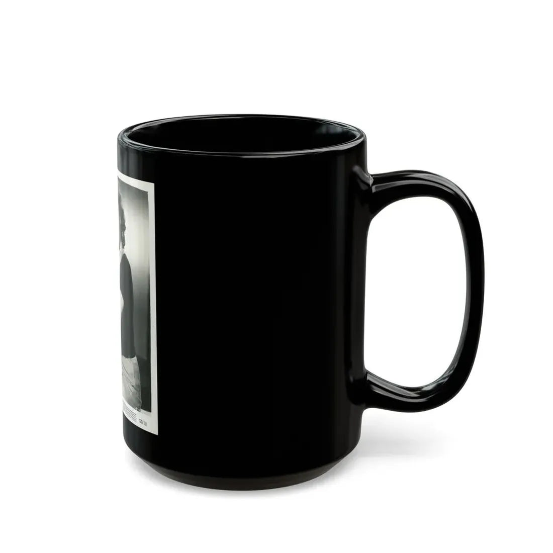 Lori Nelson #197 (Vintage Female Icon) Black Coffee Mug - Go Mug Yourself