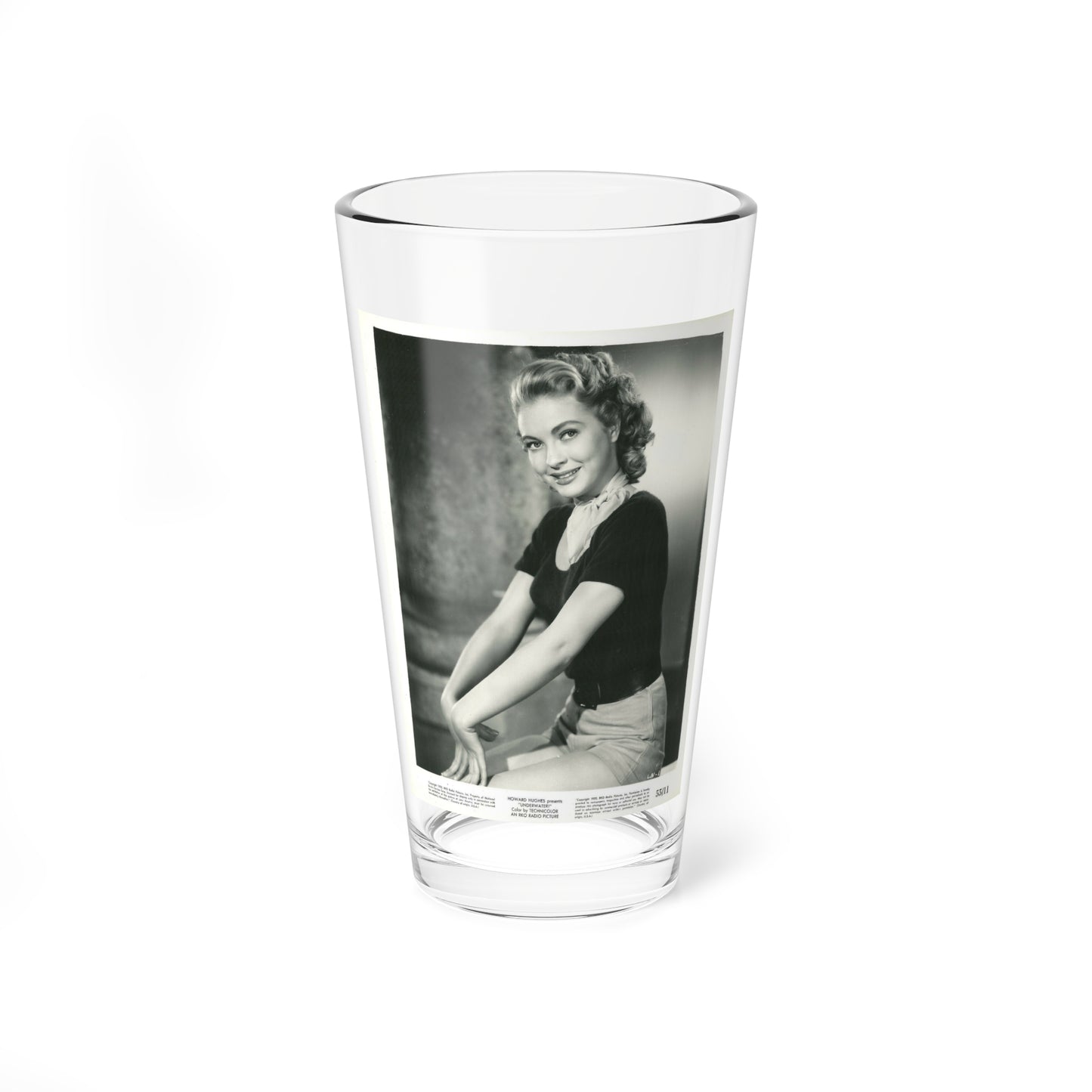 Lori Nelson #197 (Vintage Female Icon) Pint Glass 16oz-16oz-Go Mug Yourself
