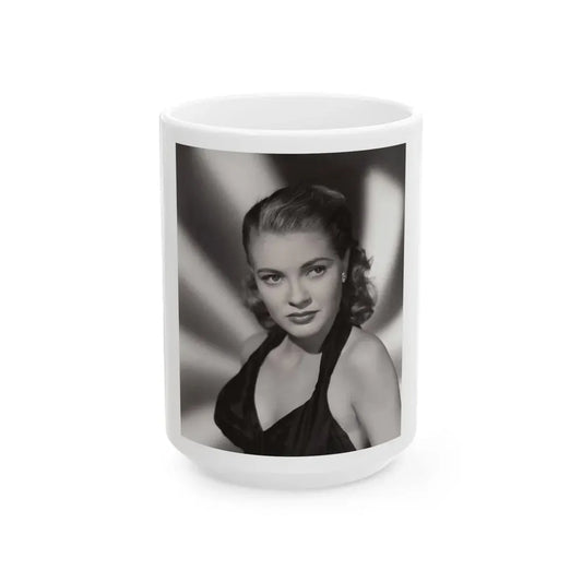Lori Nelson #199 (Vintage Female Icon) White Coffee Mug 15oz - Go Mug Yourself
