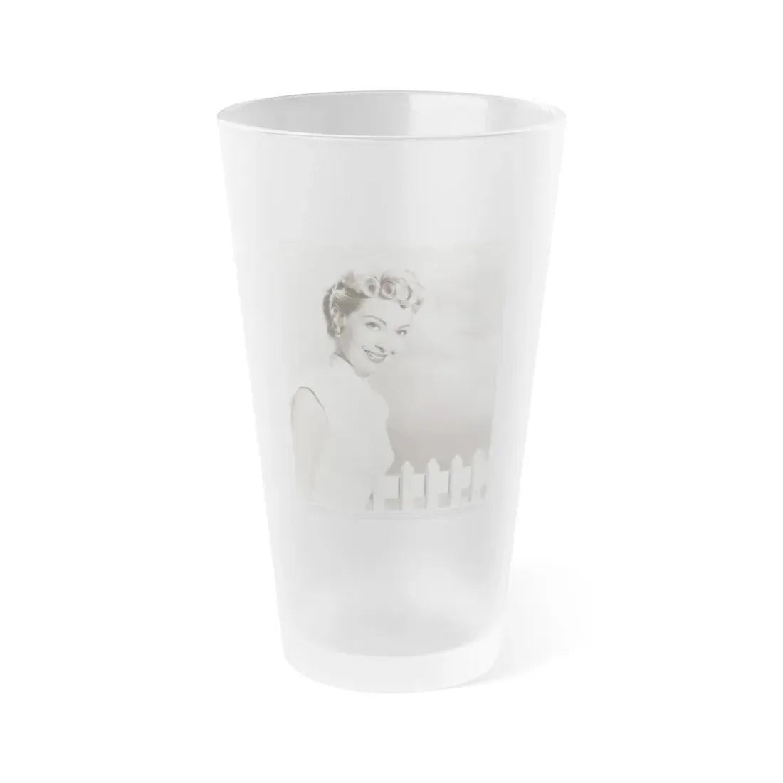 Lori Nelson #204 (Vintage Female Icon) Frosted Pint Glass 16oz 16oz Frosted - Go Mug Yourself