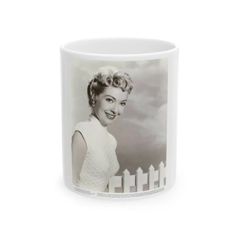Lori Nelson #204 (Vintage Female Icon) White Coffee Mug-11oz-Go Mug Yourself
